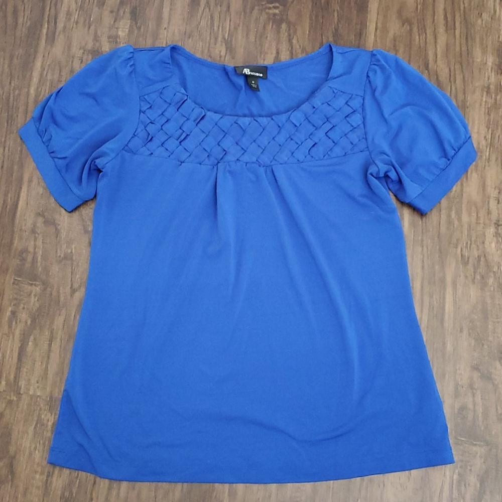 AB Studio Royal blue blouse Medium